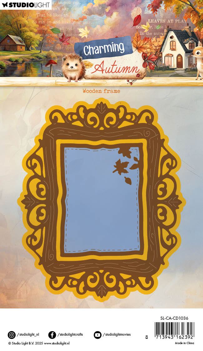 Studio Light Charming Autumn Wooden Frame dies 105x127 mm