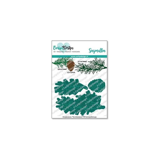 CarlijnDesign Kersttakken CDSN-0181 dies jul