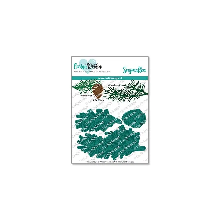 CarlijnDesign Kersttakken CDSN-0181 dies jul