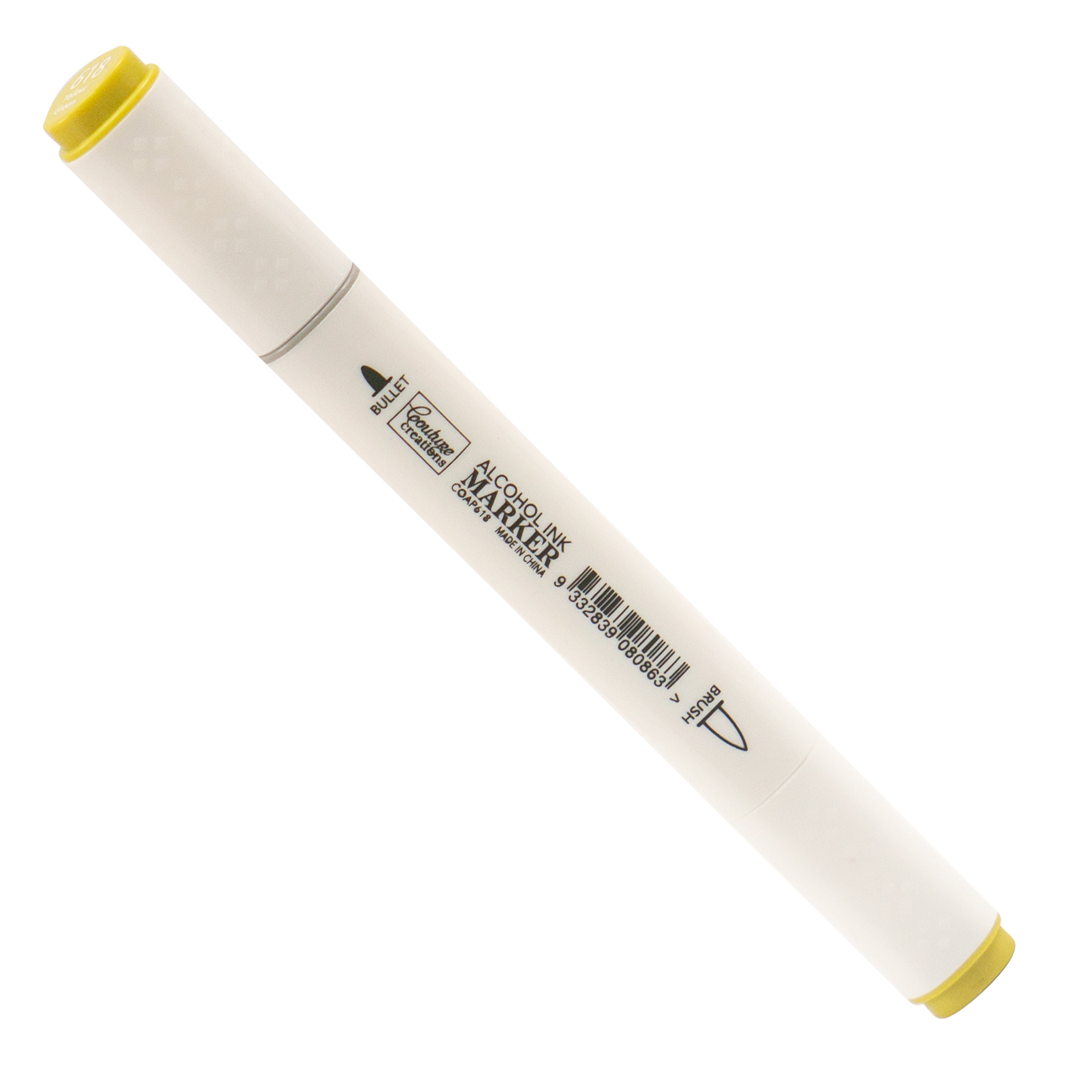 Couture Creations Twin Tip alkoholmarkør Yellow Green dobbel tupp
