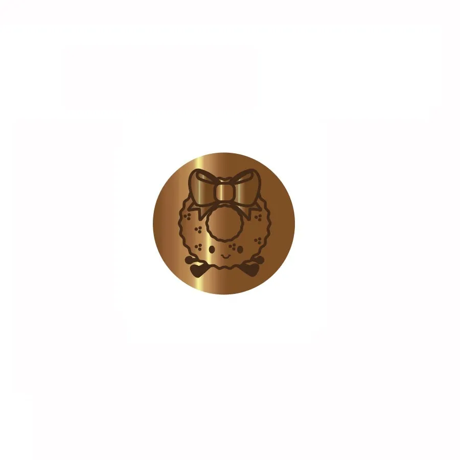 CarlijnDesign Jolly Jingles CDWX-0041 vokssegl 25,4 mm julekrans