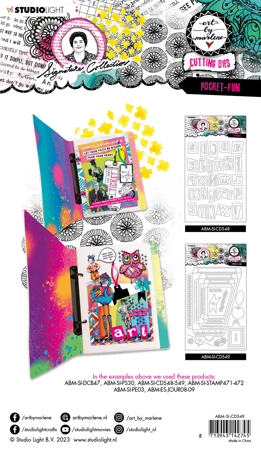 Art by Marlene Signature Pocket-Fun dies lommeformat