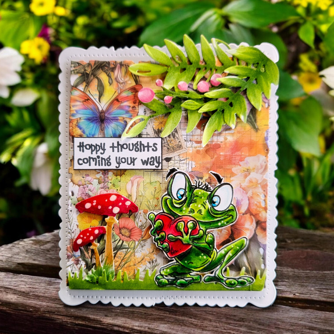AALL & Create TP-1406 stempelsett Un-frog-gettable A6 frosk