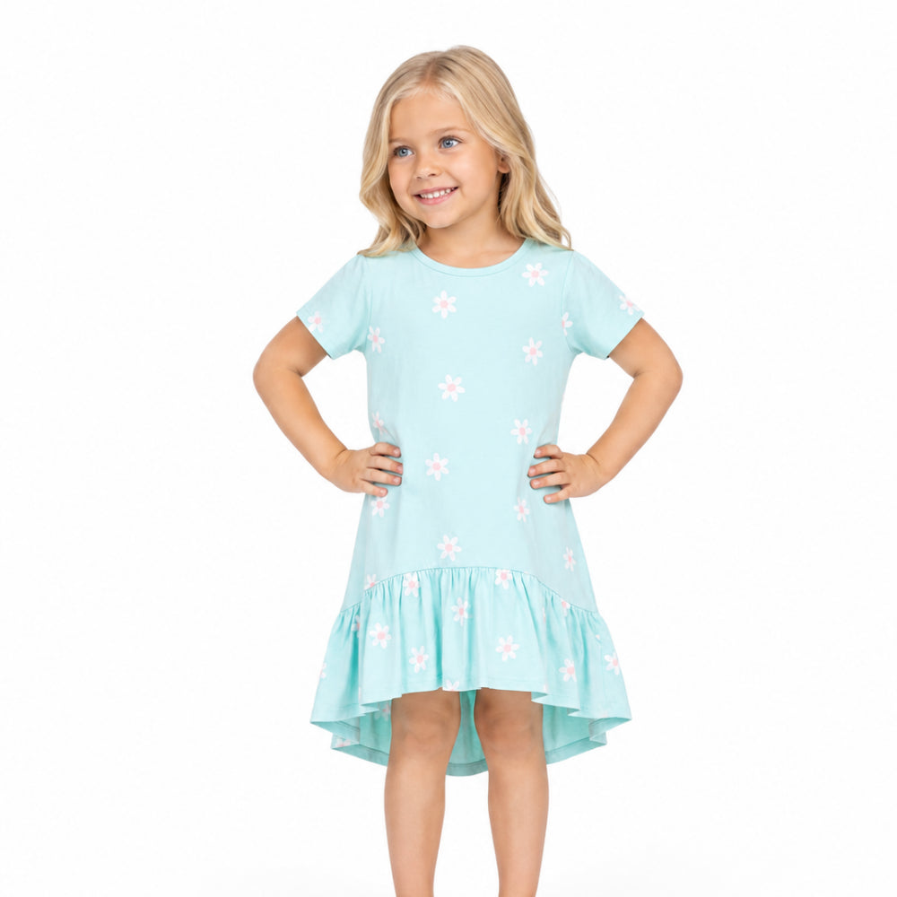 Good Vibes Miller jentekjole Mint Daisy bomull str 3-10 år