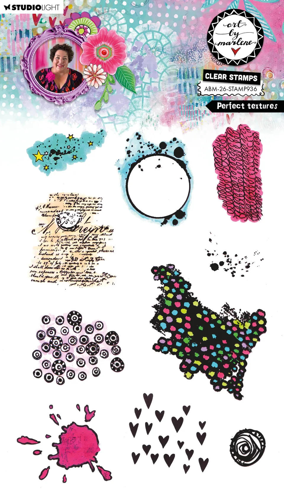 Studio Light Art by Marlene Perfect Textures stempel