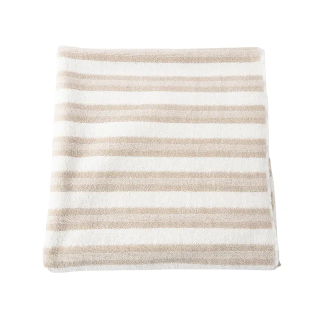 KaiserCraft Coastal Tones badehåndkle sand stripe 70x140