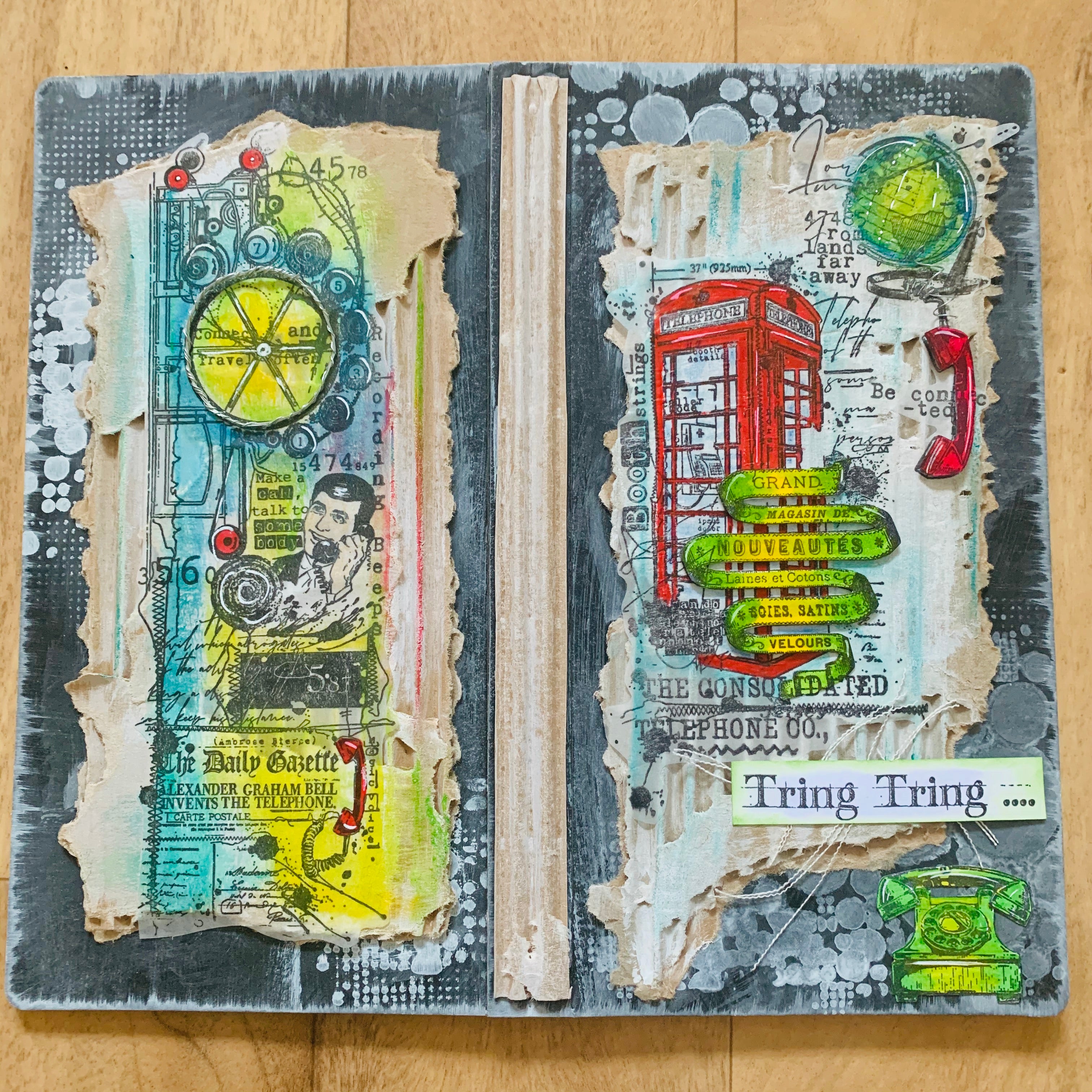 AALL & Create TP-237 Phonebooth Elements stempelsett A5