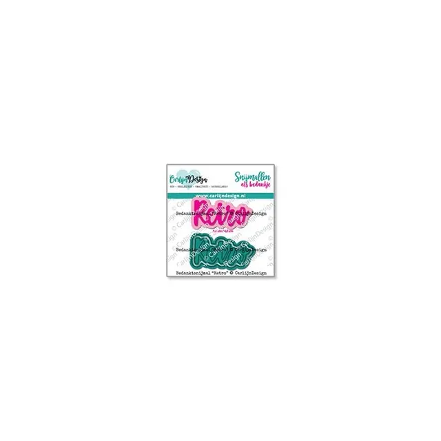 CarlijnDesign CDBS-0008 dies retro takk 3,6 cm