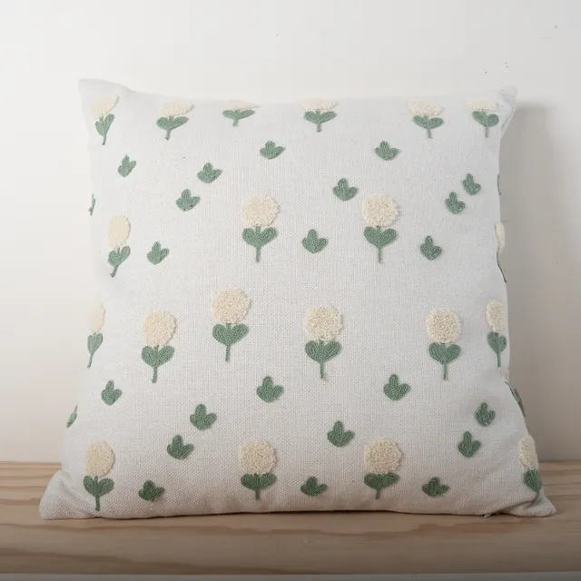 KaiserCraft K&Co Cream Blossoms pute 45x45 kremblomst