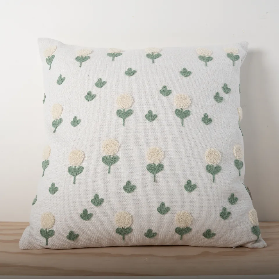 KaiserCraft K&Co Cream Blossoms pute 45x45 kremblomst