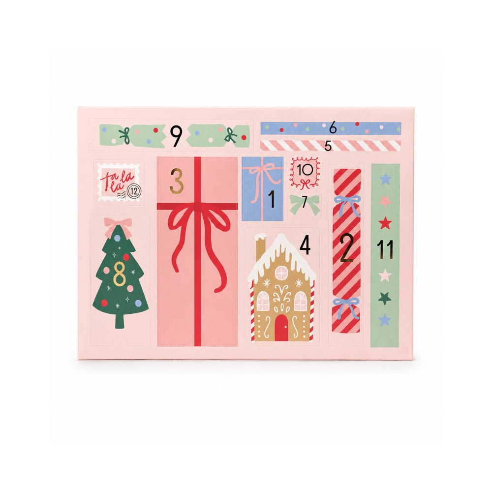 KaiserCraft Christmas adventskalender skrivesaker 12 luker