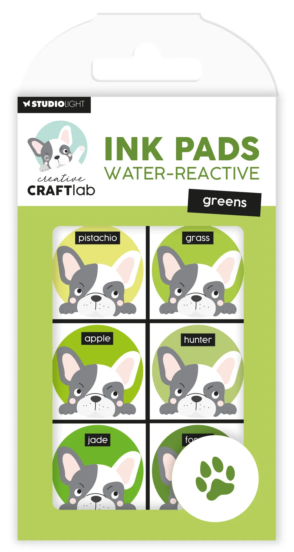 Creative Craftlab Essentials stempelputer grønn vannreaktive