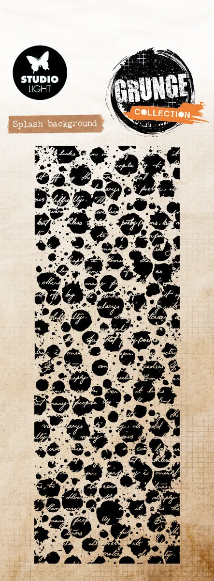 Studio Light Grunge Splash Background clearstempel bakgrunn