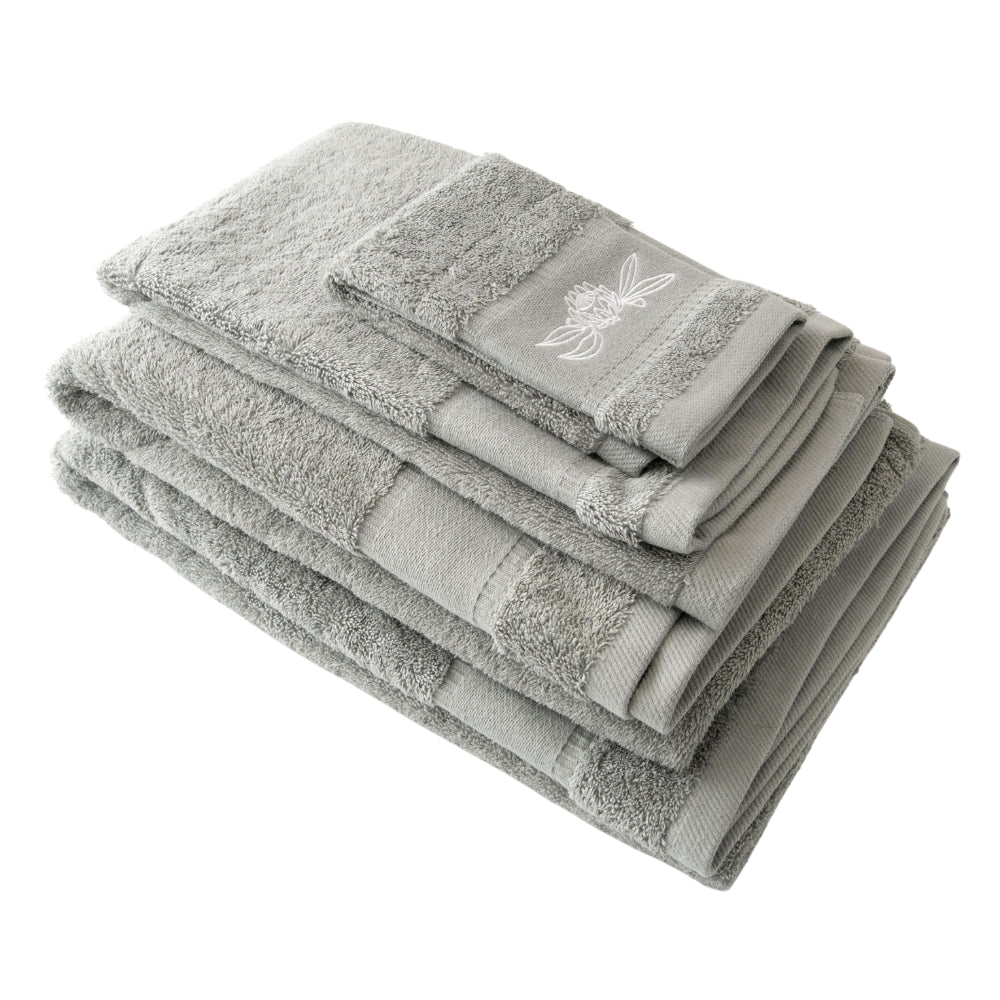 K&Co Serenity badehåndkle Sage 70x140 mykt bomull