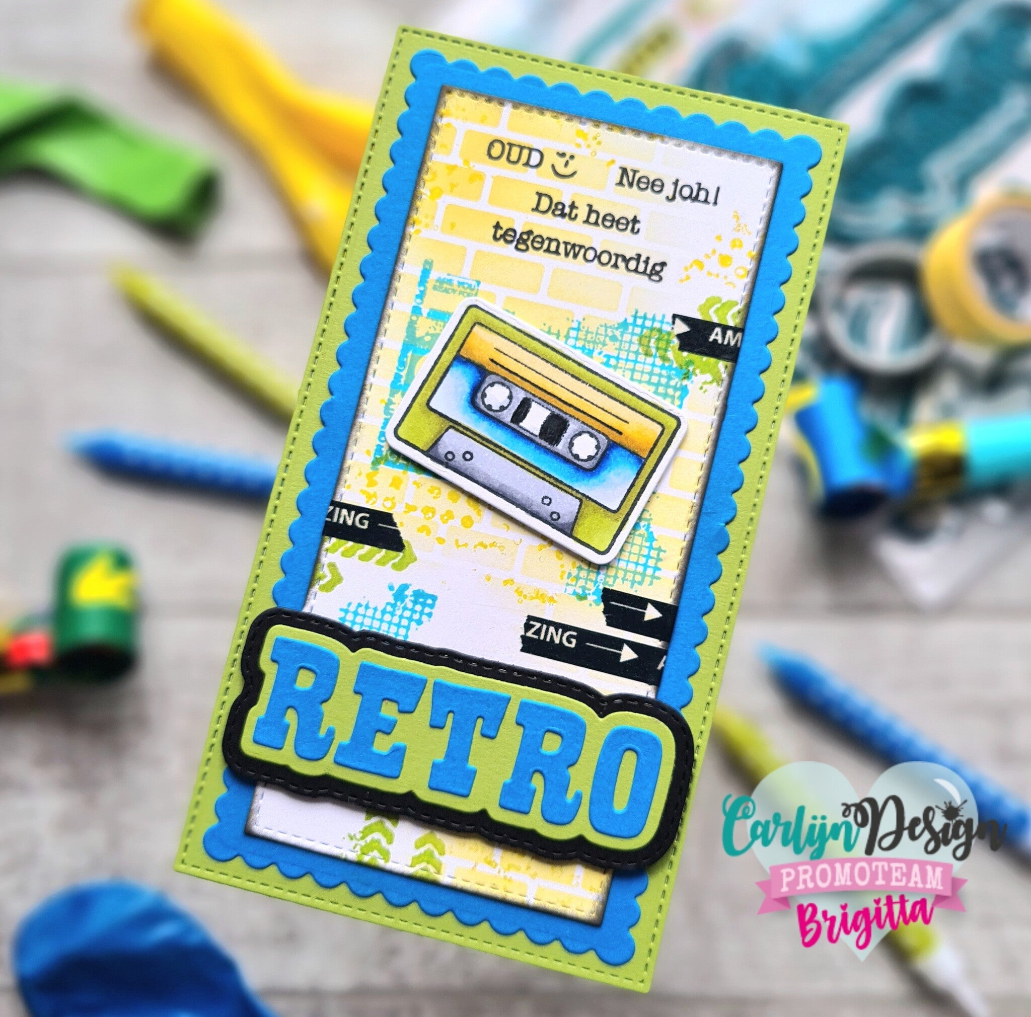 CarlijnDesign Retro 80s & 90s CDSN-0258 dies party