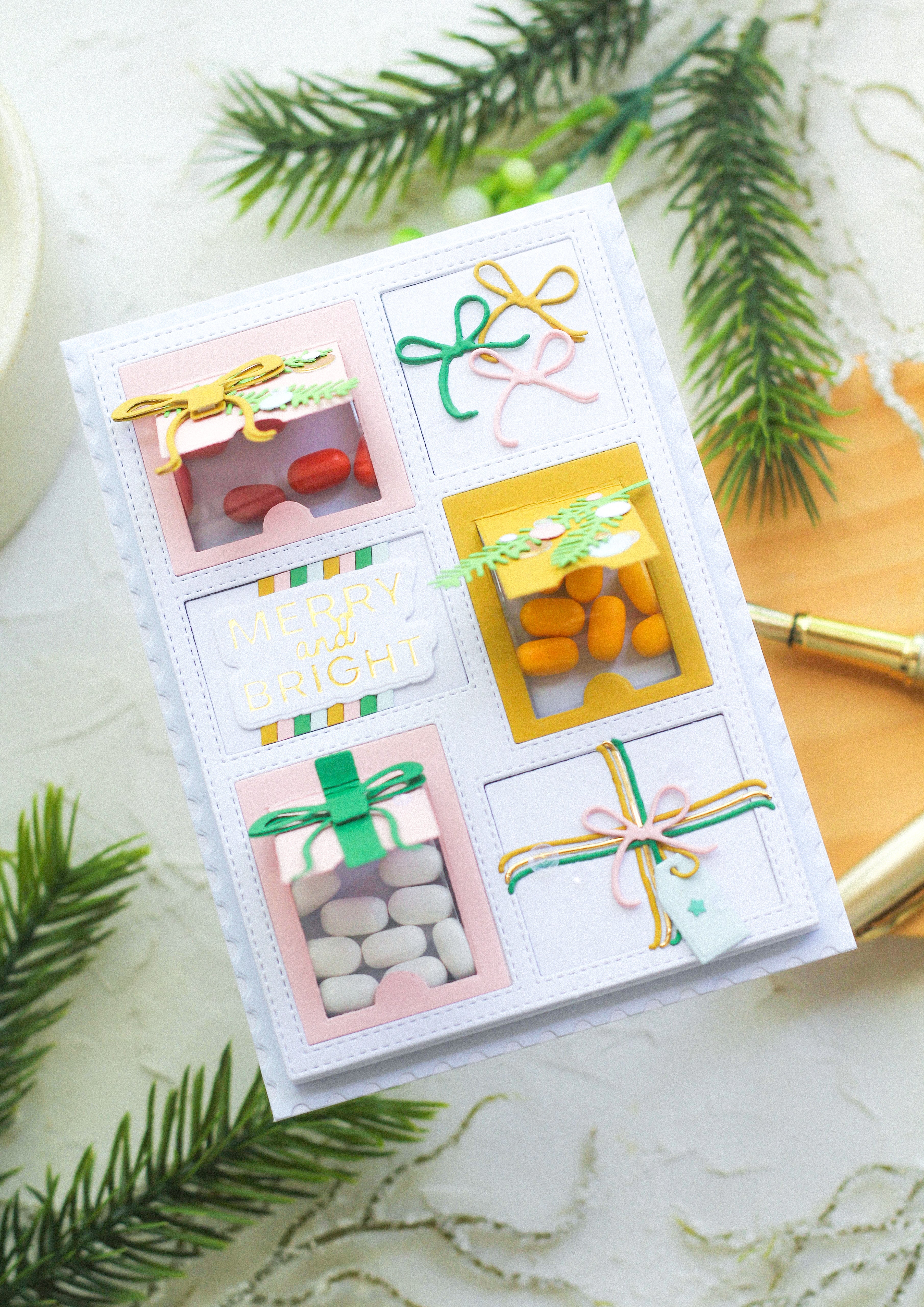 Studio Light Essentials Advent Cardshape dies 150x107