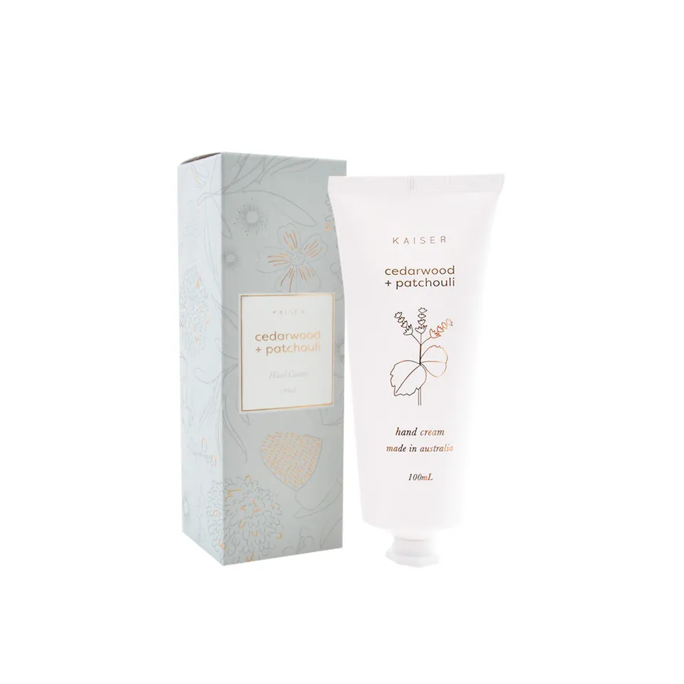 KaiserCraft Cedarwood & Patchouli håndkrem 100 ml shea