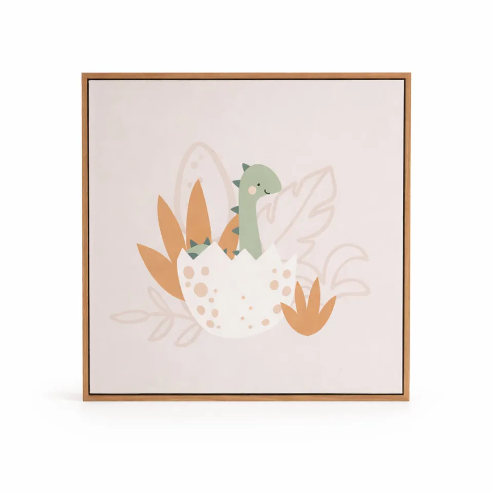 KaiserCraft Wonderland Baby lerretsbilde dino 40x40