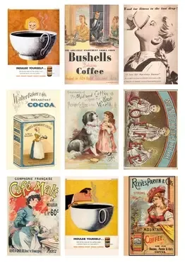 Reprint Coffee klippeark A4