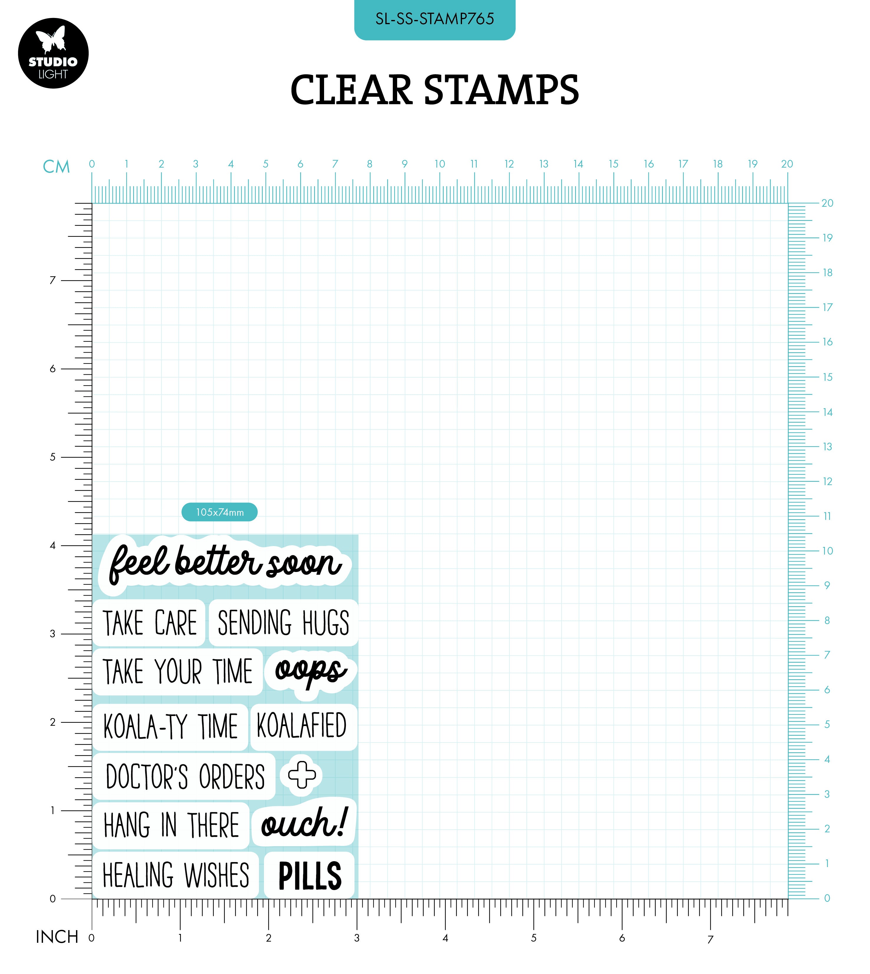 Studio Light Sweet Stories Feel Better stempel