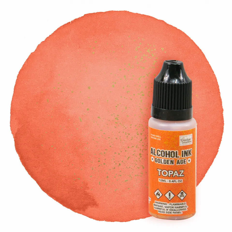 Couture Creations Golden Age alkoholblekk topaz 12 ml
