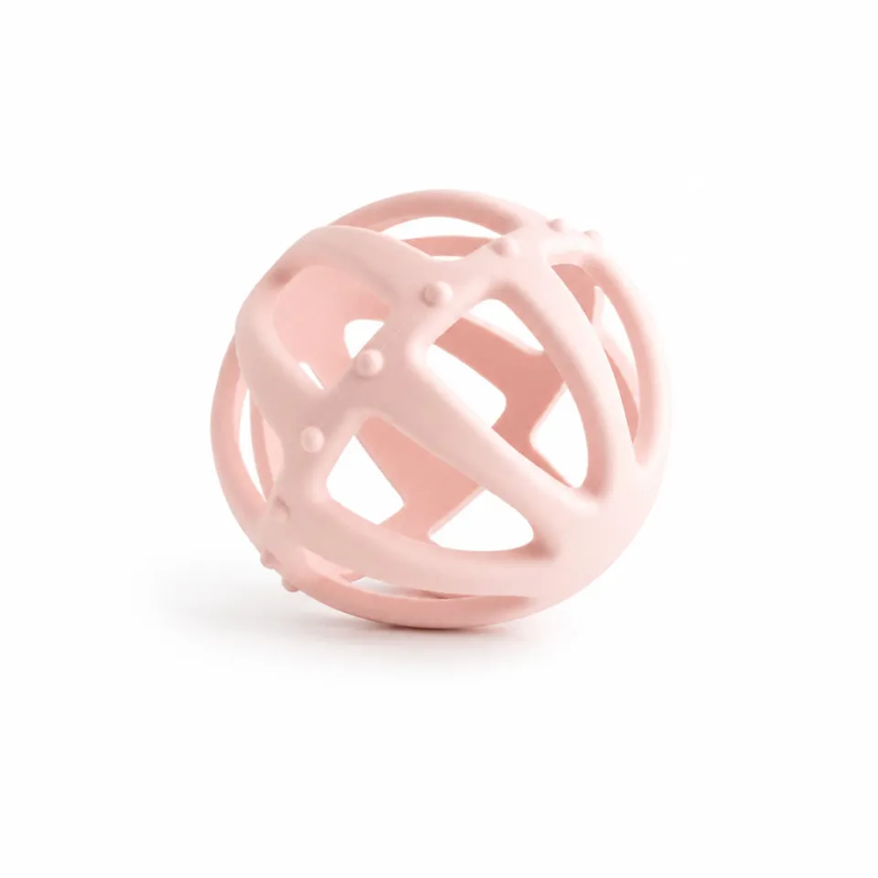 KaiserCraft Peek-A-Boo bitering silikon lys rosa rund