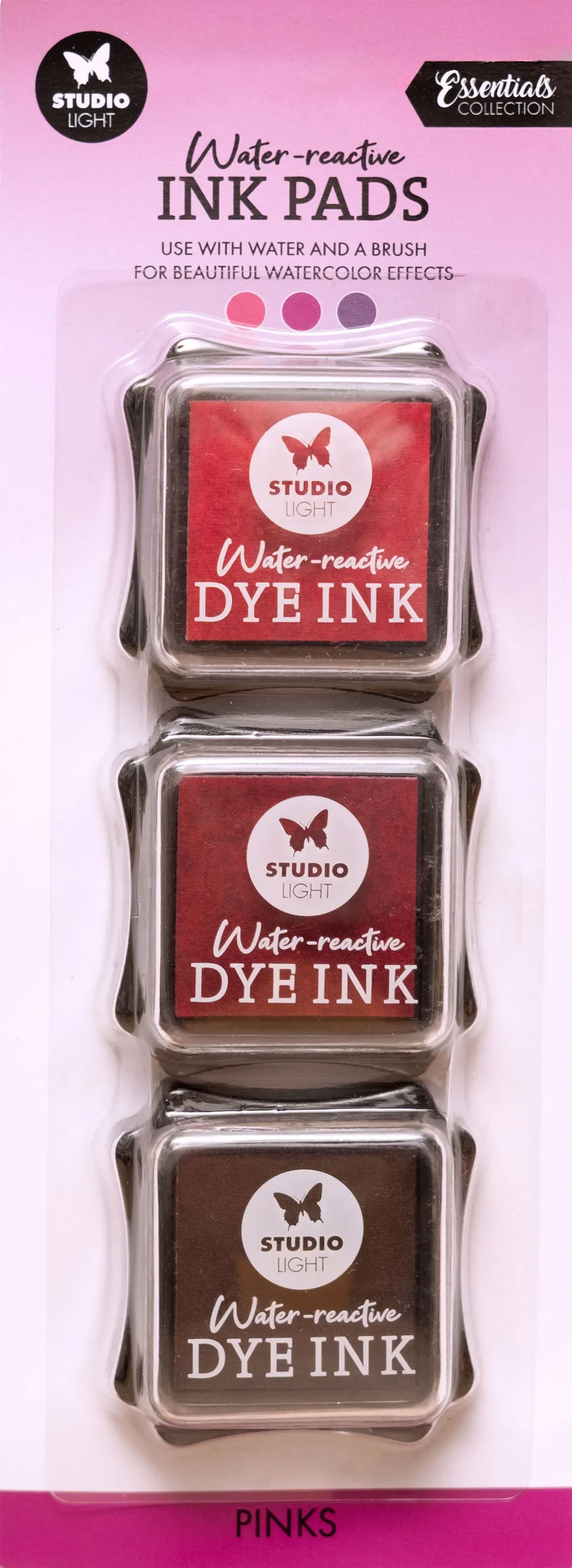 Studio Light Essentials stempelputer rosa vannreaktive