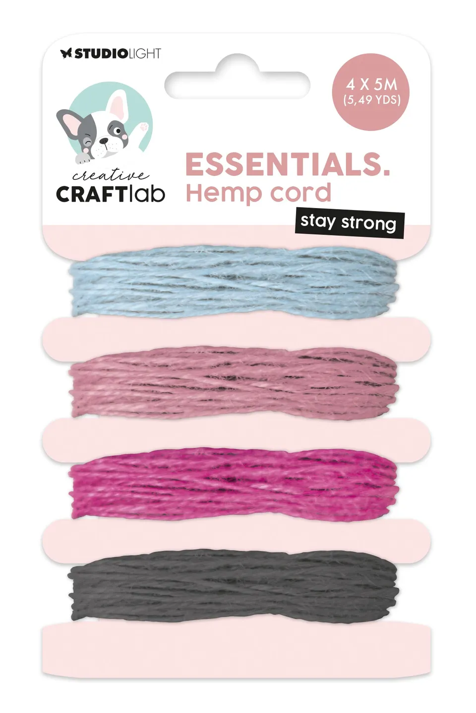 Studio Light Creative Craftlab Stay Strong hamptråd natur