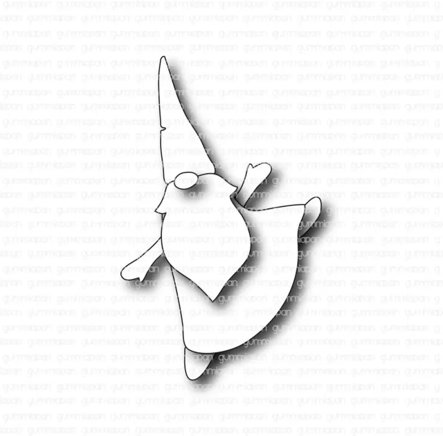 Gummiapan Skuttande Gnome dies 210869 nisse