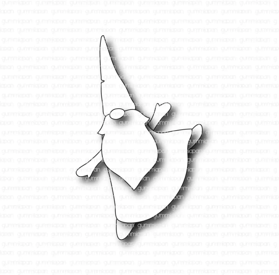 Gummiapan Skuttande Gnome dies 210869 nisse