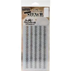 Tim Holtz Layered Stencil Tinsel THS094 sjablong jul