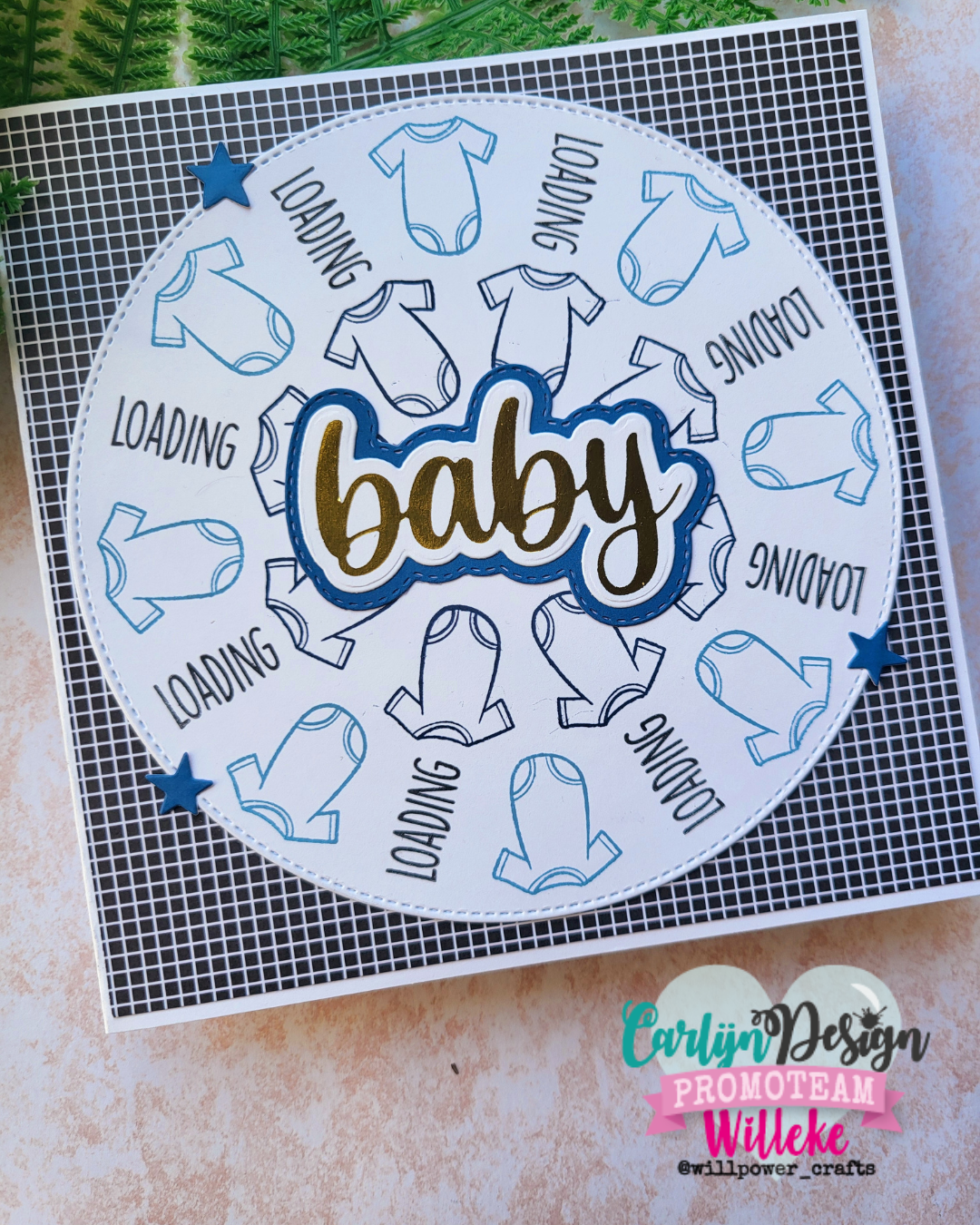 CarlijnDesign CDST-0145 stempelsett baby A6