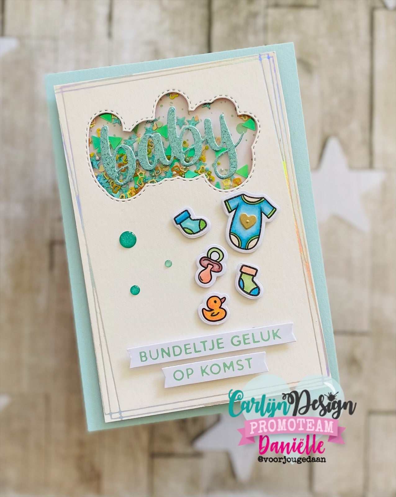 CarlijnDesign CDHF-0079 hot foil baby undertekster