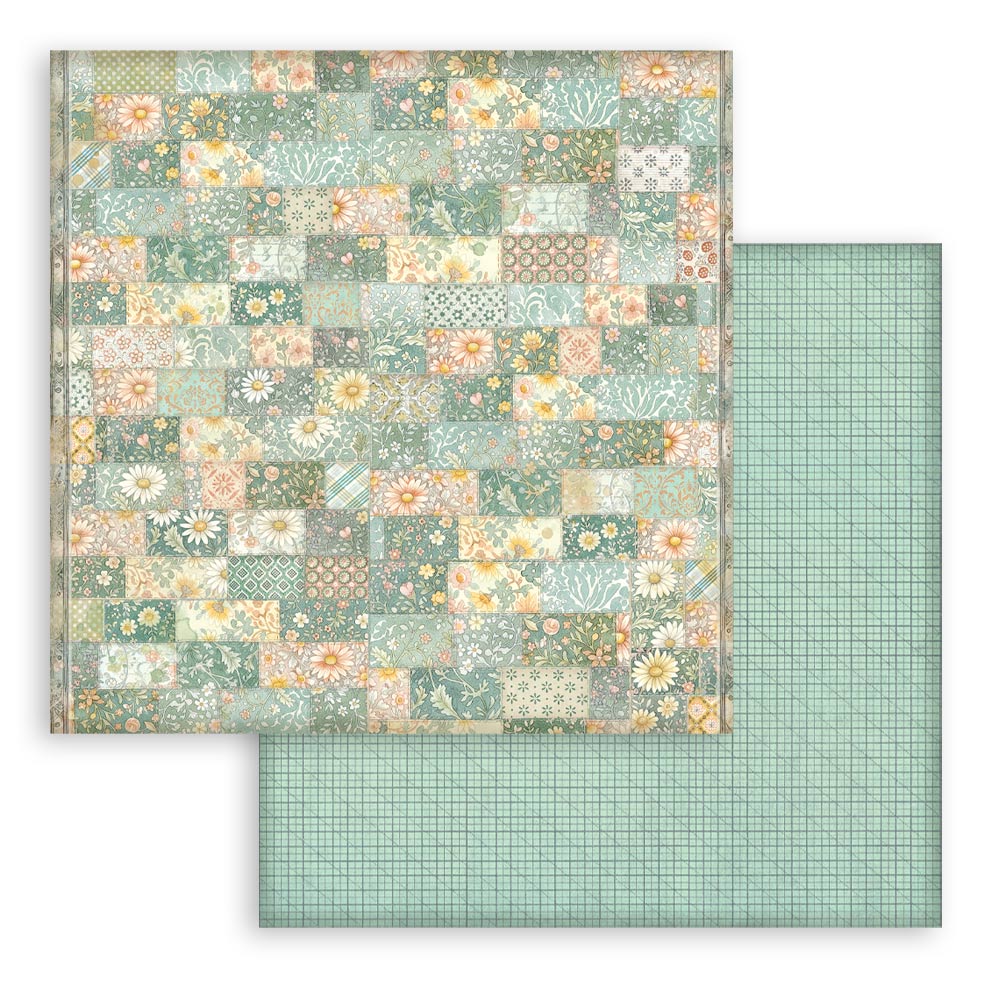 Stamperia Daisy Art mønsterpapir 12x12 bakgrunnspakke