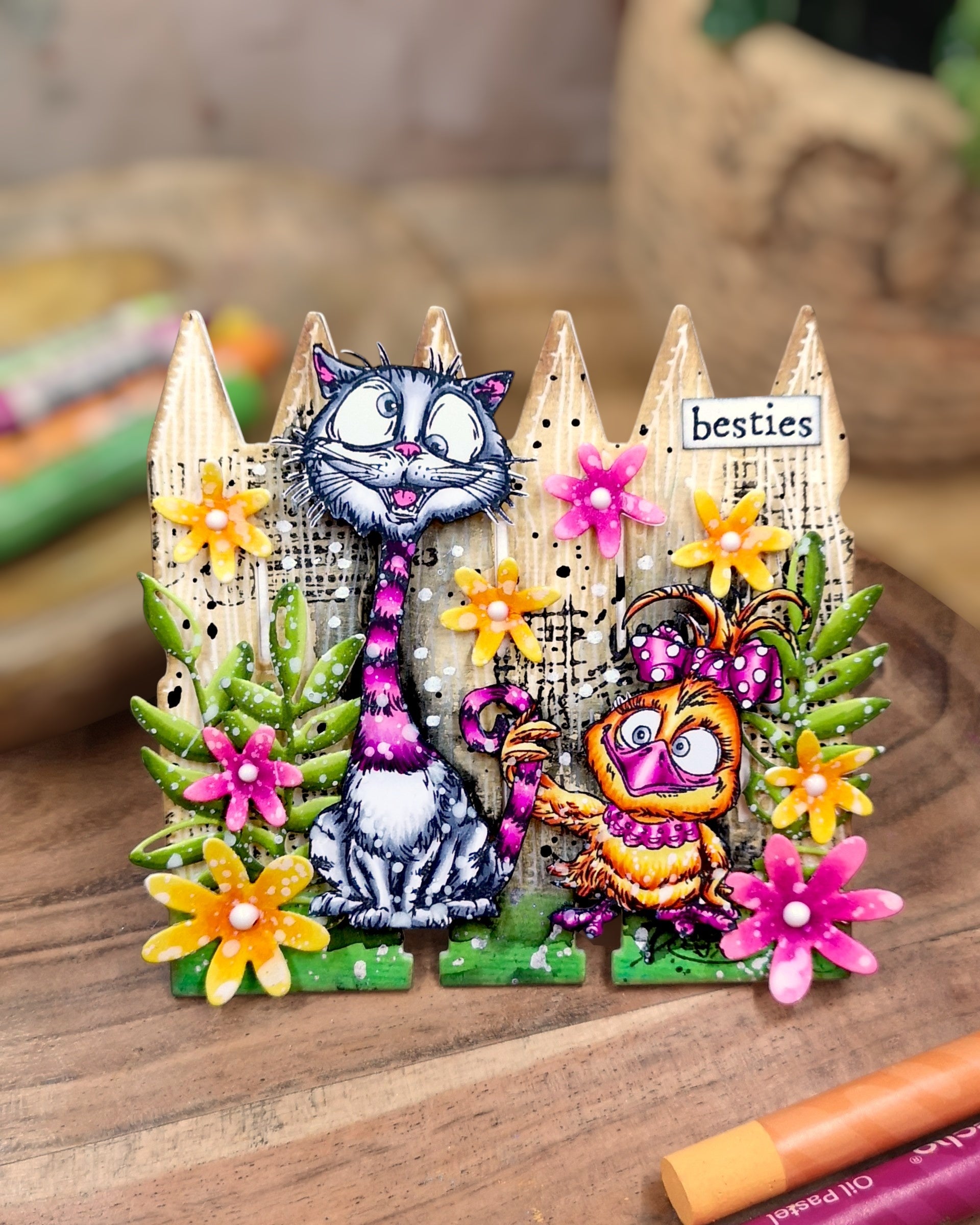 AALL & Create TP-1405 Just Meowmories stempelsett A6 kattemotiv