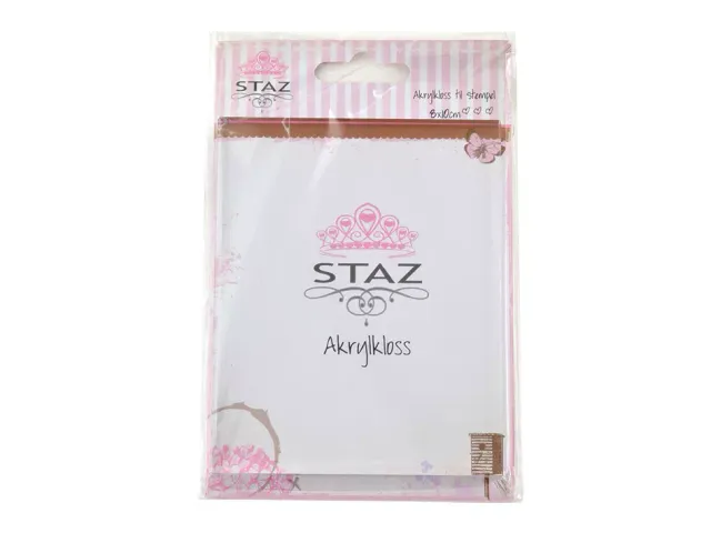 Staz Stempelkloss 8x10 cm akrylkloss