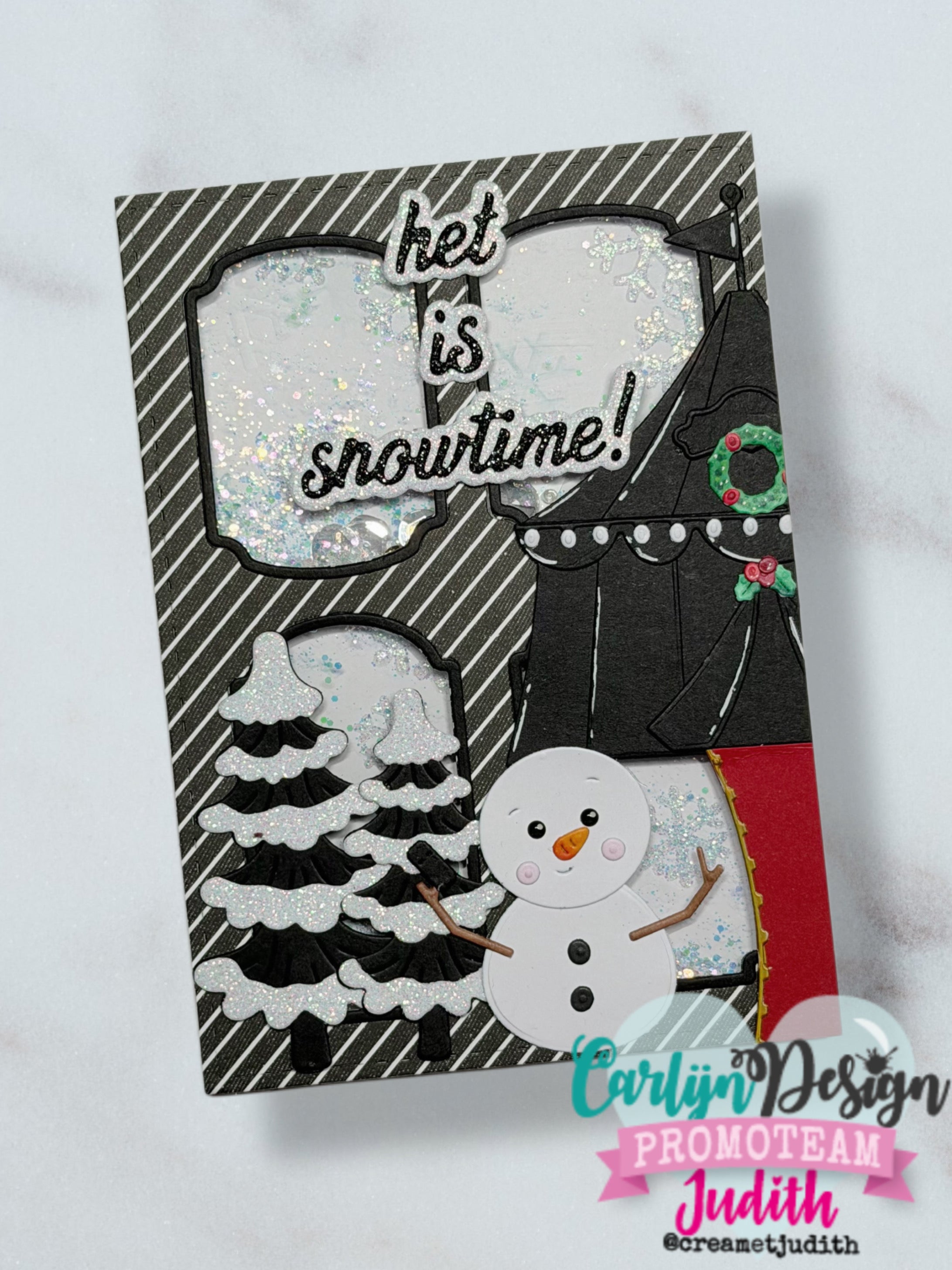 CarlijnDesign Snowy Spruce CDSN-0401 diesett grantrær jul