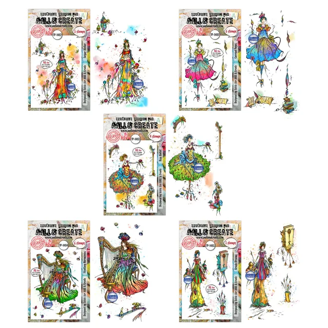 AALL & Create Soizic Carried Dreams stempelbundle A6