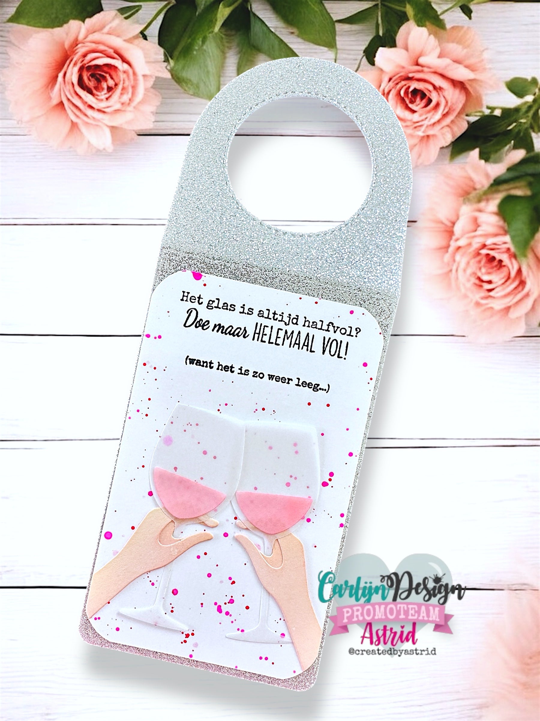 CarlijnDesign Bier Wijn Cocktails CDST-0148 stempel A6