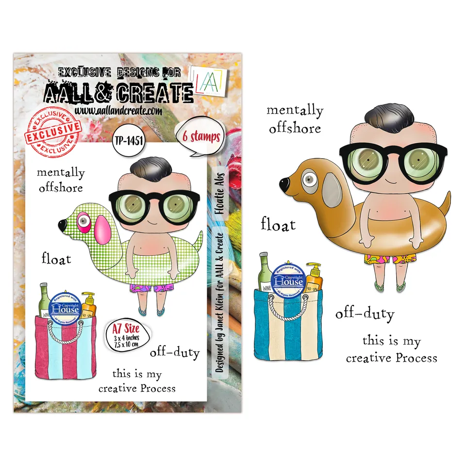 AALL & Create TP-1451 A7 stempel Floatie Abs 6pk