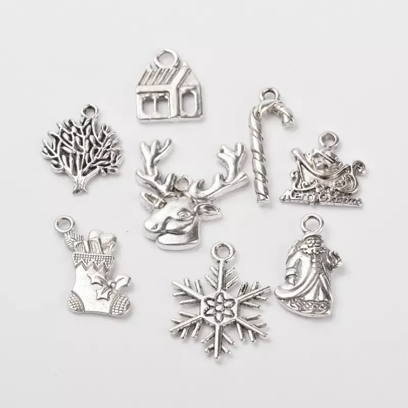 Korthobby Charms Diverse Jul charms til julekort