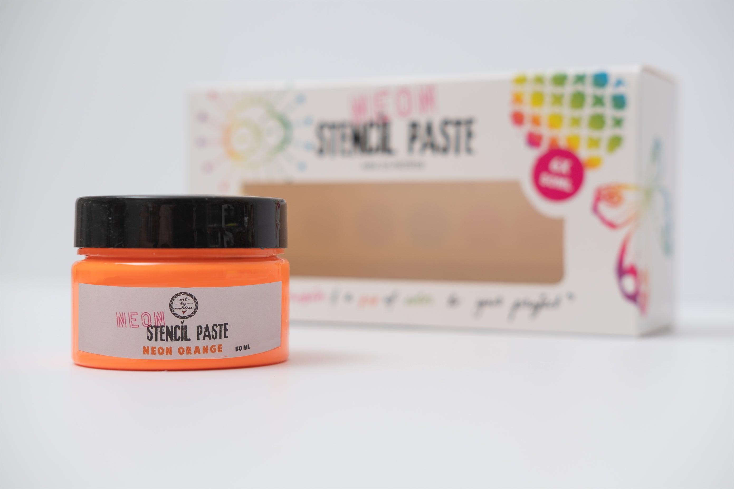 Art by Marlene Stencil Paste neonstrukturpasta 6x50 ml sett