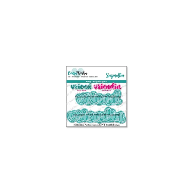 CarlijnDesign CDSN-0177 dies venn og venninne brush