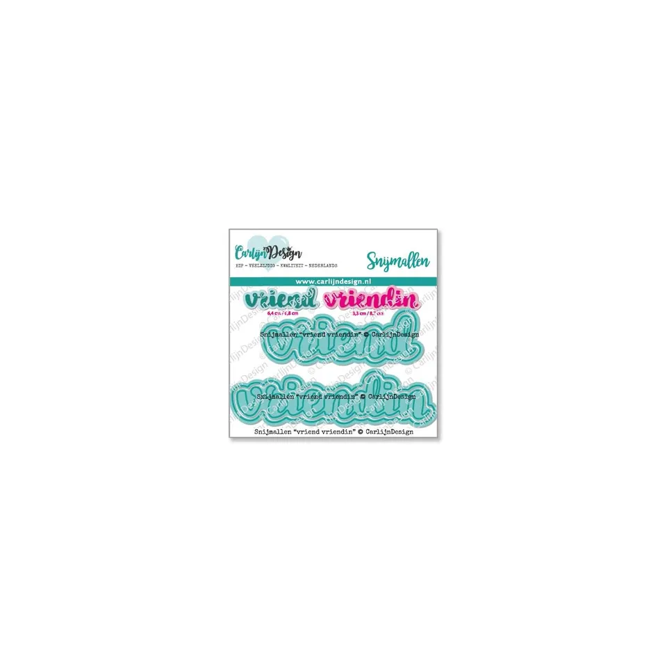 CarlijnDesign CDSN-0177 dies venn og venninne brush