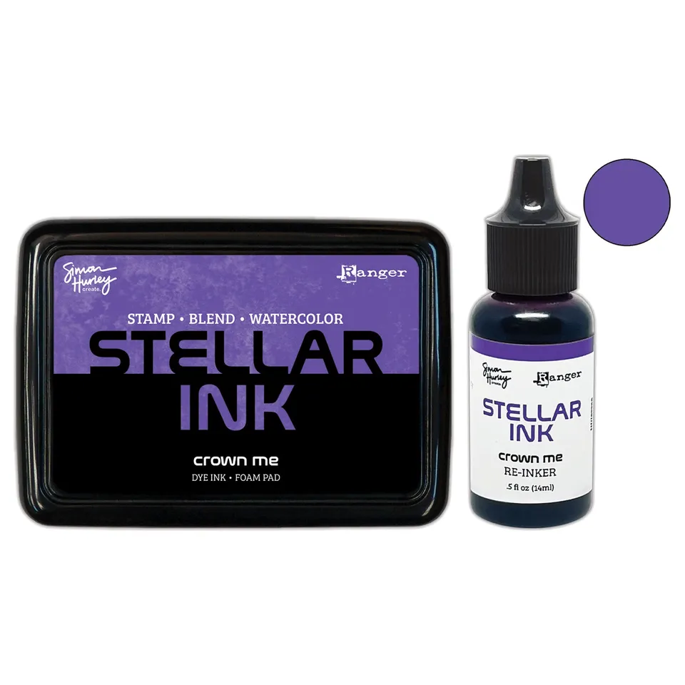 Ranger Simon Hurley create Stellar Crown Me stempelpute med refill