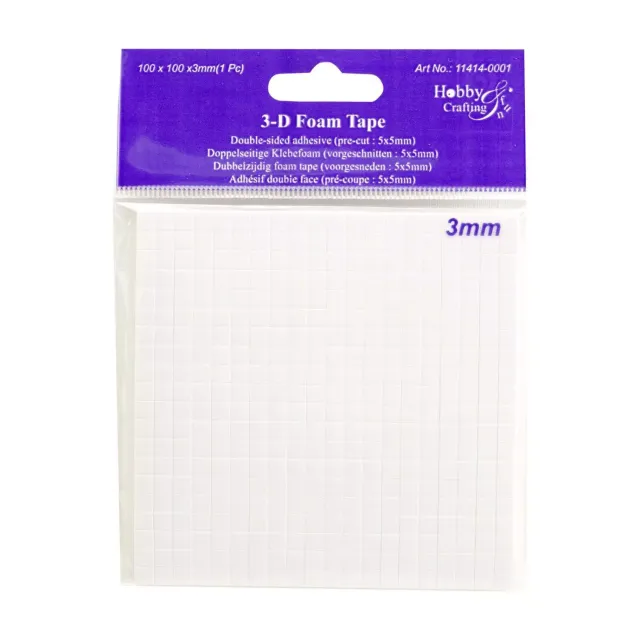 Korthobby 3D foamtape 5x5 mm 3 mm puter