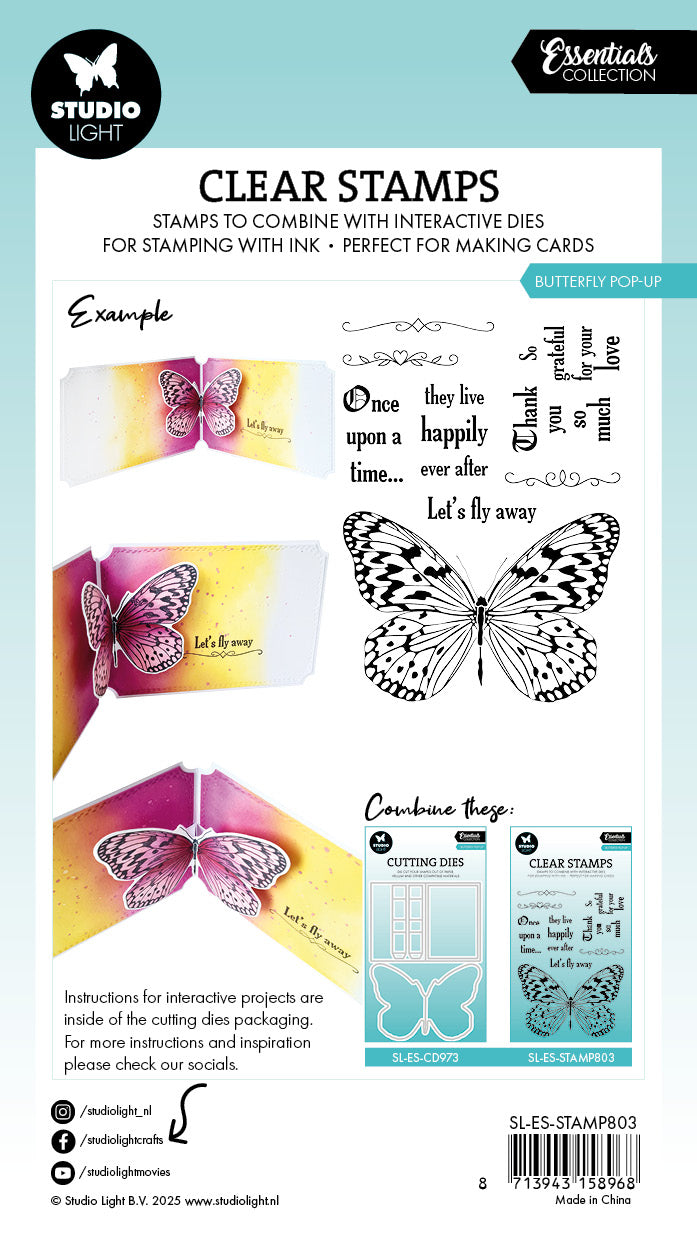 Studio Light Essentials Pop-up stempelsett
