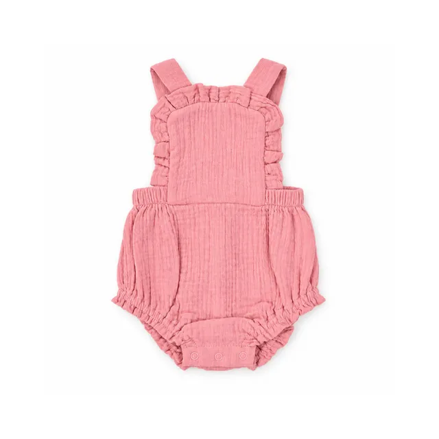 Salty Toes smekkekjole Rose baby bomull volang
