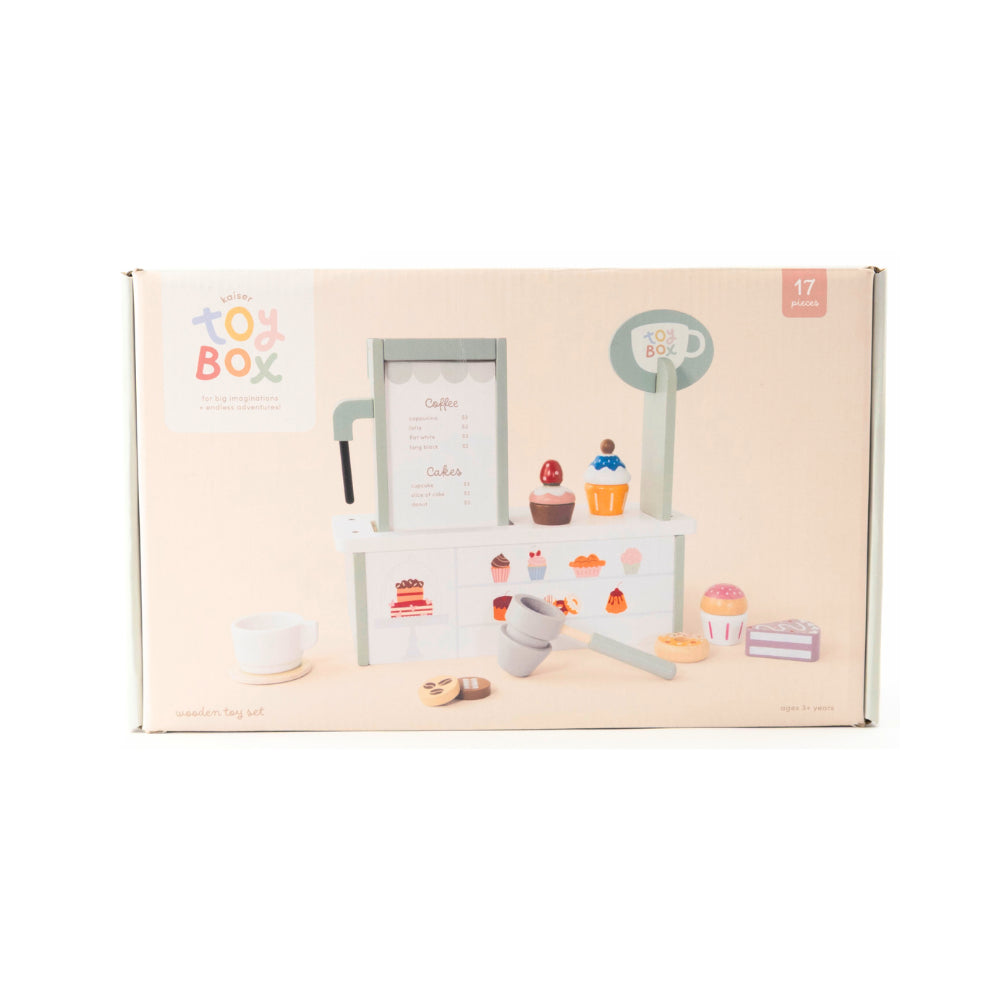 KaiserCraft Toy Box Coffee Shop treleker 17 deler