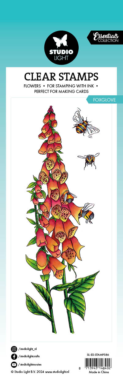 Studio Light Essentials Foxglove stempel revebjelle